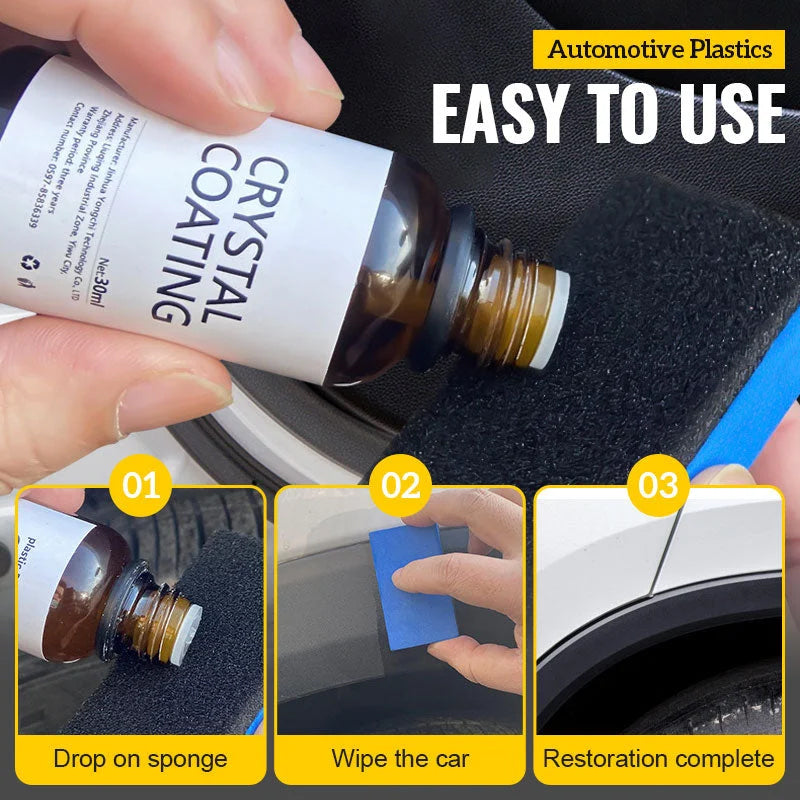 Coating agent for automotive plastics