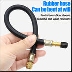 Universal flexible tire valve extensions