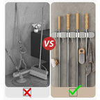 Multifunctional Mop Holder with Hooks