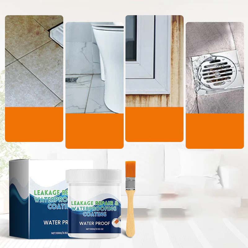 Multi-purpose transparent anti-leak waterproof coating
