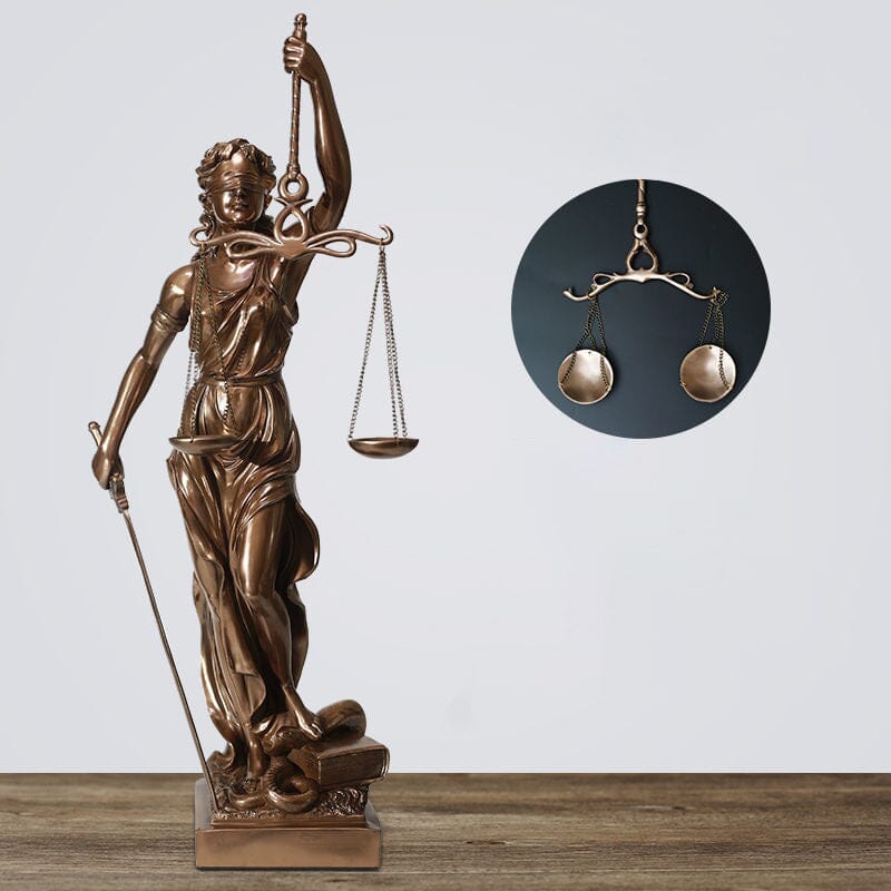 Decoration statue of the goddess of justice