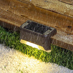 Waterproof Stair Solar Lights for Outdoors (4 pieces)
