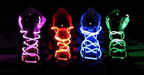 LED waterproof shoelaces - 3 modes - Various colors
