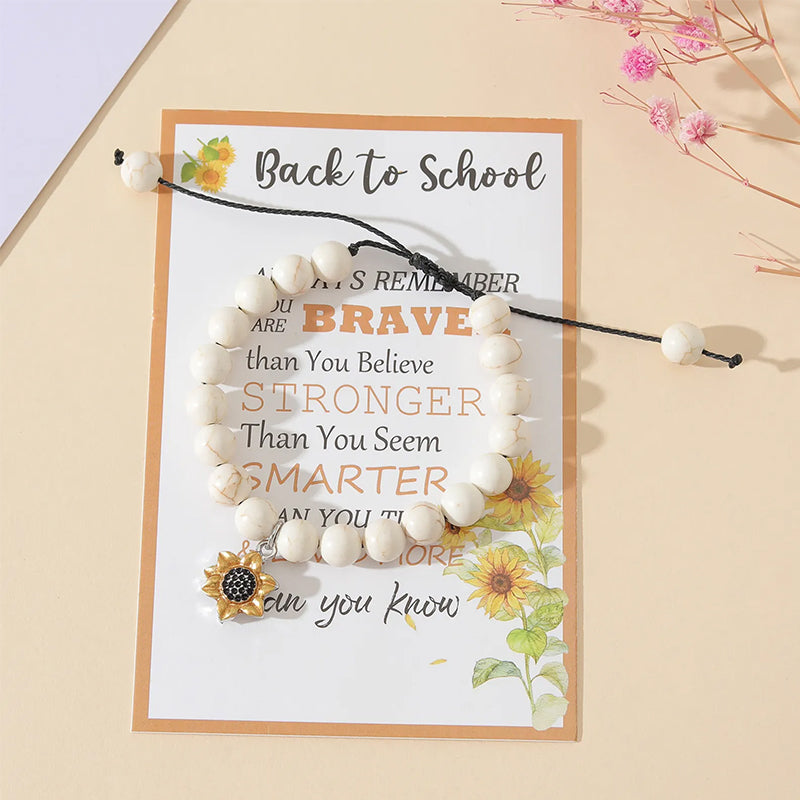 Sunflower Bracelet - "Back to School"
