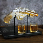 Unique Revolver Liquor Decanter Set