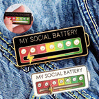 Mood Battery Brooch
