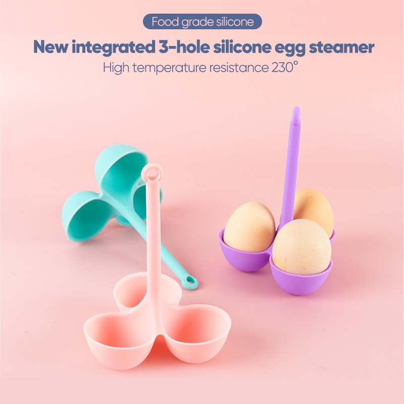 Food-grade silicone egg steamer