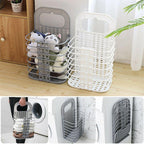 Collapsible laundry basket household