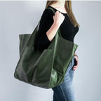 Oversized Leather Tote