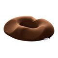 Orthopedic seat cushion for hemorrhoids and coccyx relief