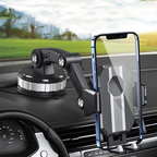 Auto GripTech Handy Holder with Strong Suction Cup and 360° Rotation