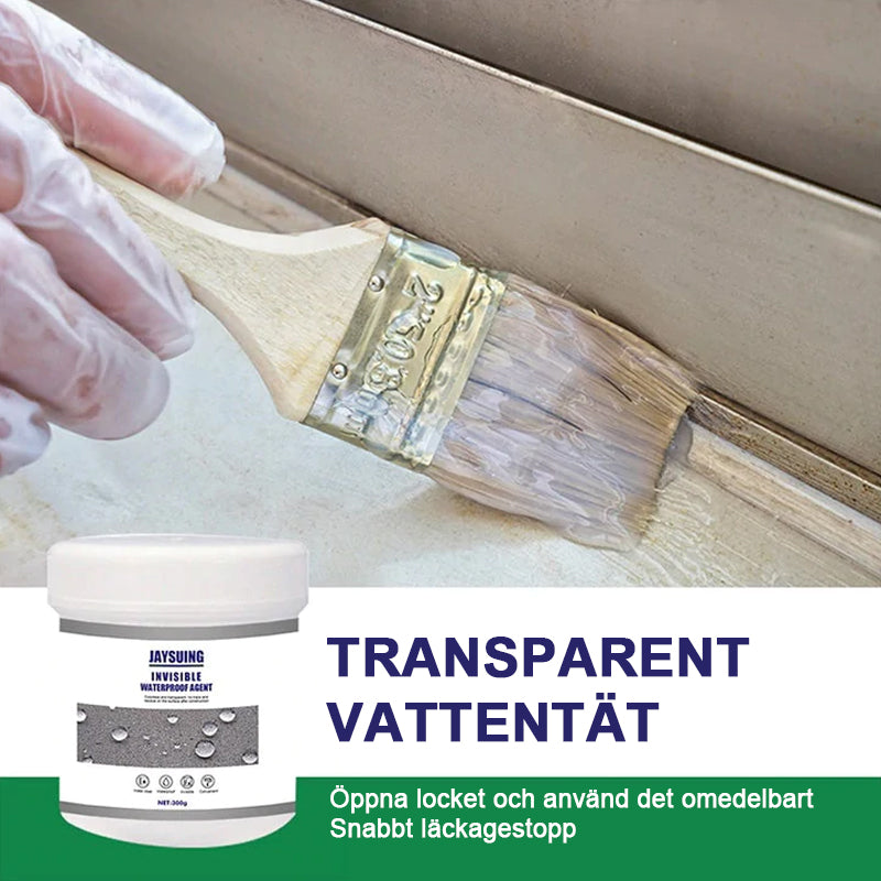 Transparent waterproof coating