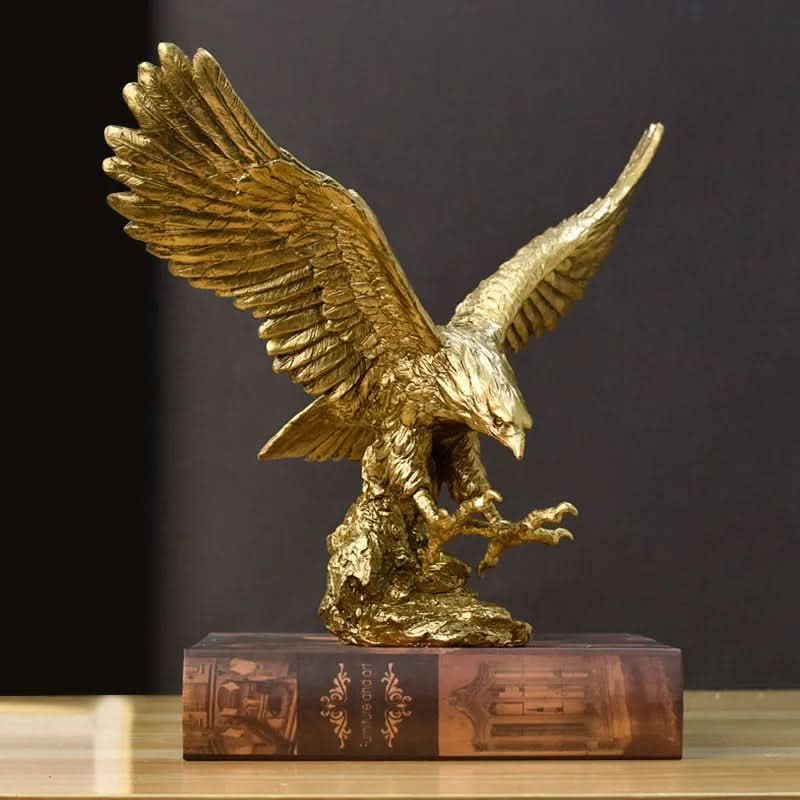 Golden Eagle Statue – Luxury Decor