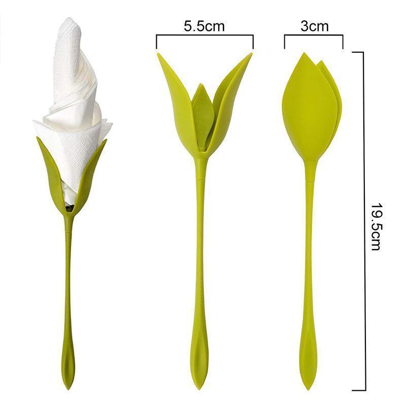 Bloom Napkin Holder for Tables (4 Pieces)