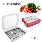 Aluminum foil crisp container