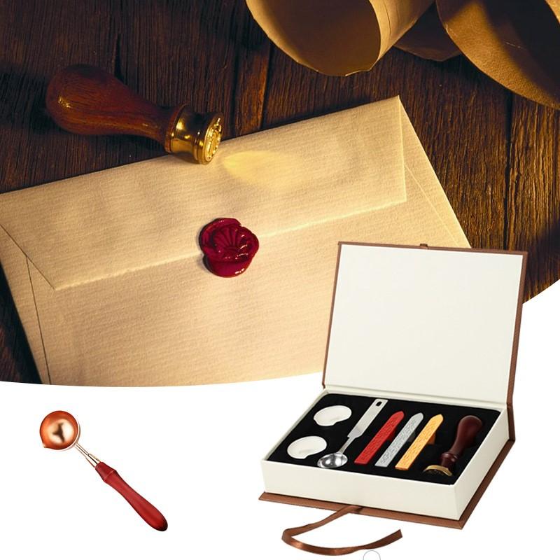 Sealing spoon & wax seal stamp