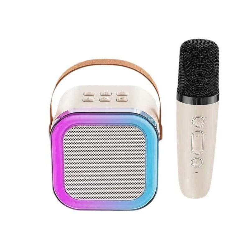 Mini Karaoke machine for children with wireless microphones