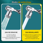 Multifunctional swivel extension faucet