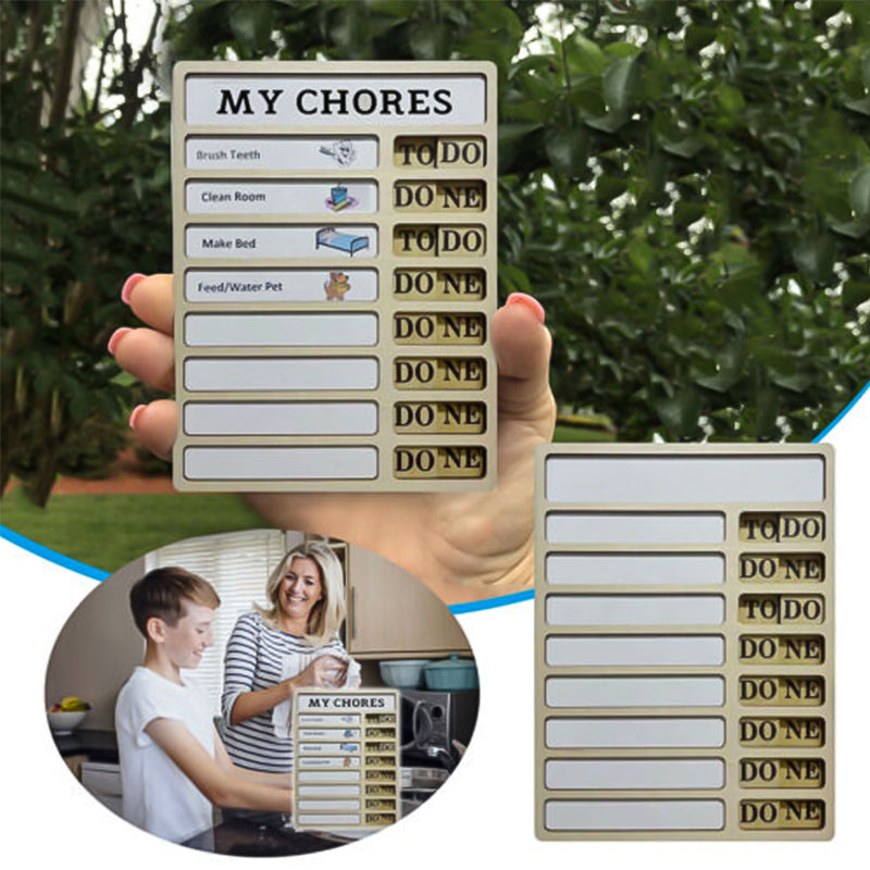 Wood Task Chart