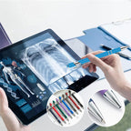 Metal Print Aluminum Ballpoint Pen, 8 Pieces