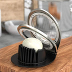 Stainless Steel Egg Slicer – 3-in-1 Cutting Options for Effortless Preparation!