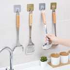 Seamless Adhesive Wall Hooks, 10–30 Piece Options, with 15 lb Capacity