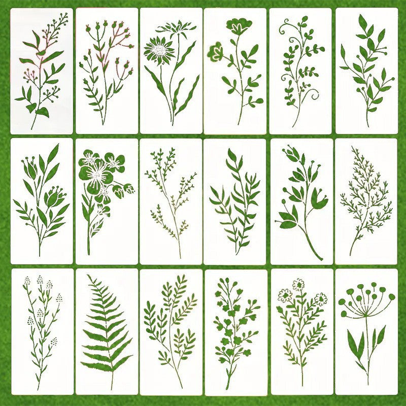 Large Flower Stencils for Garden Fence