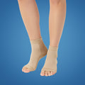 Moisturising Gel Lining – Cushioned Open-Toe – Softens Cracked Heels Overnight – For Foot Relief Comfort
