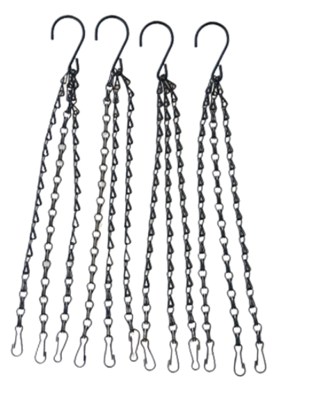 Stable Plant Hangers with Chains – Robust Suspension for Flower Pots and Garden Plants
