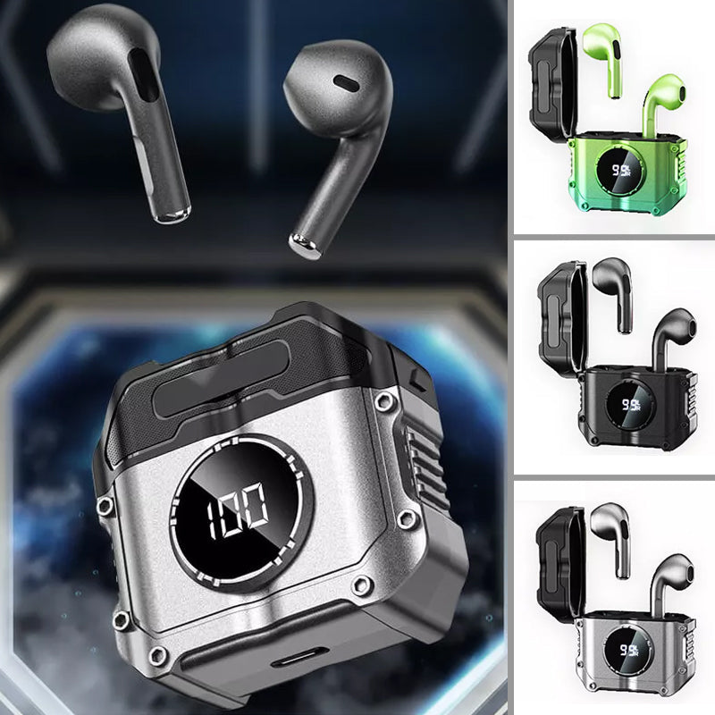 Noise-cancelling Digital Display Bluetooth Headphones