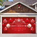 Snow Garage Door Banner Ornament