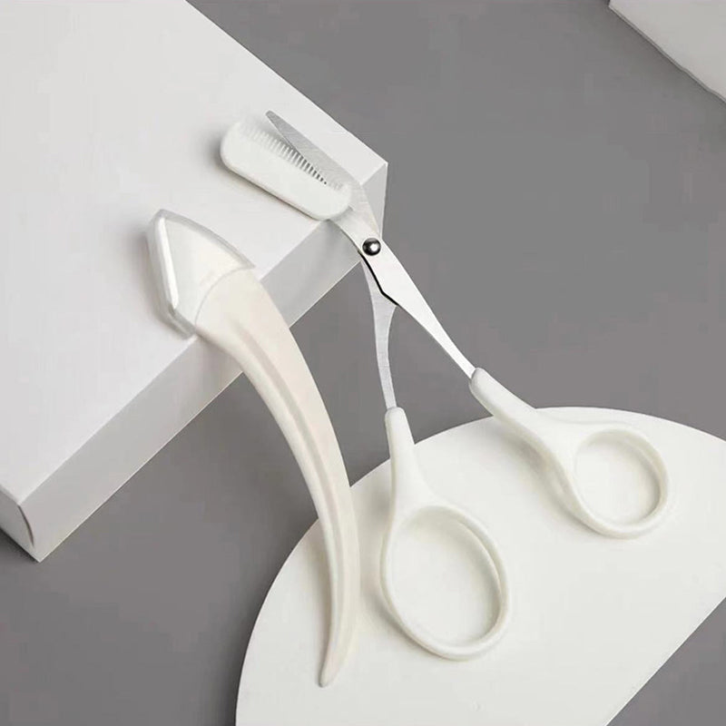 Eyebrow Trimmer Set Eyebrow Scissors with Comb️