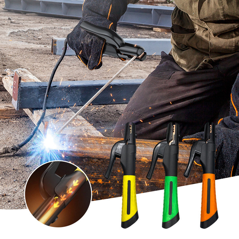 Sweat electrode holder clamp