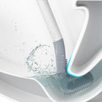 Toilet brush with holder