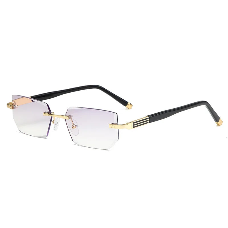 Progressive reading glasses with high hardness and anti-blue light filter for distance and near viewing