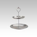 SteelTower - Elegant Triple Serving Plate for Parties
