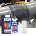 High-temperature resistant metal casting repair adhesive