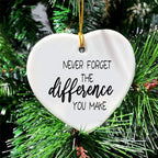 Never forget the difference you make