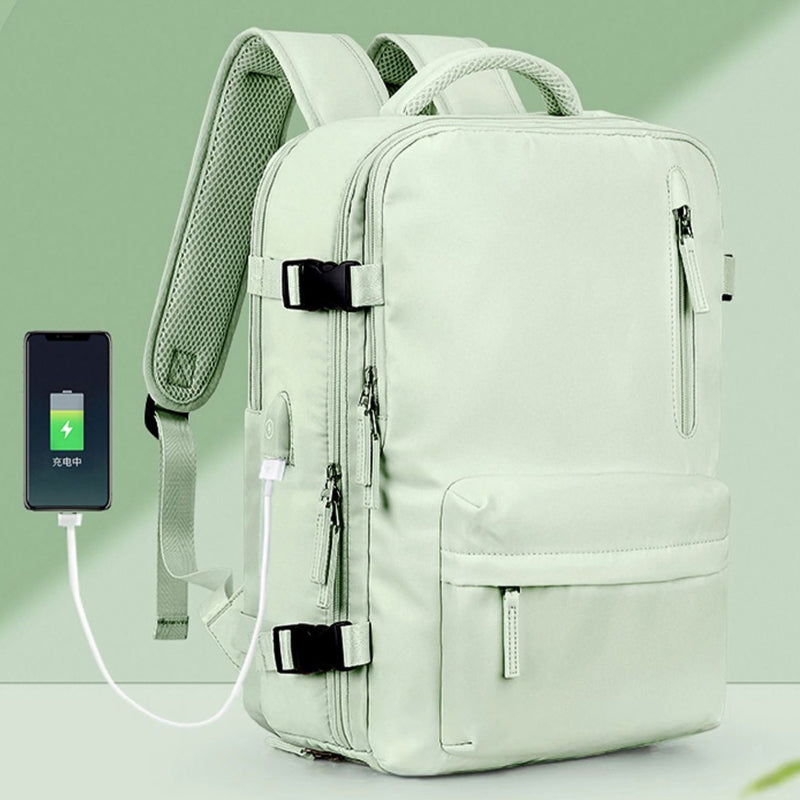 Women's large travel waterproof hiking backpack