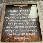 Pennies from Heaven Bank, Wooden Piggy Bank