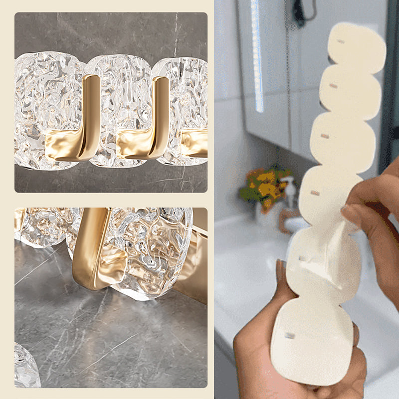 Glacier pattern drilling-free hook