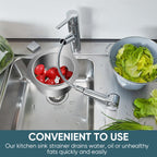Stainless Steel Swan Sink Drain Basket
