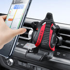 Phone holder racing seat with seatbelt