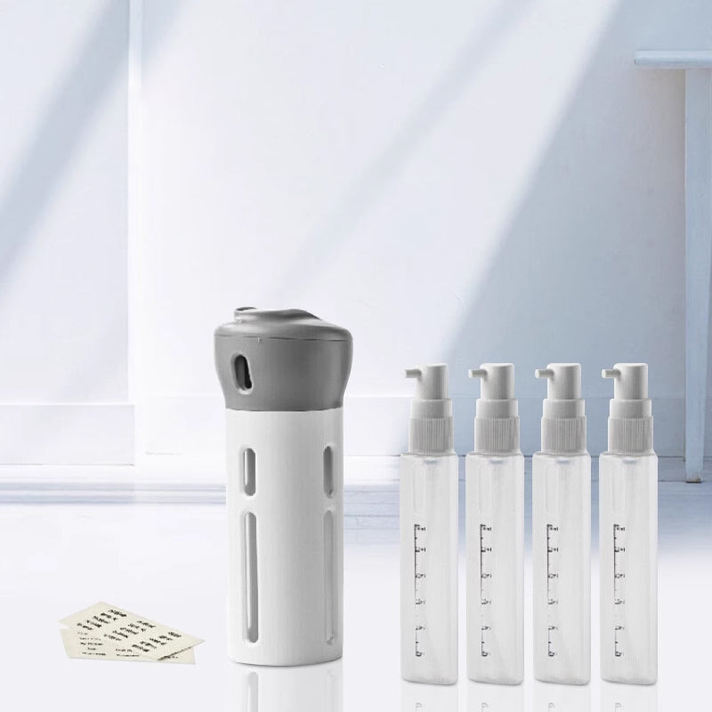 And leak-proof 4-in-1 travel bottles