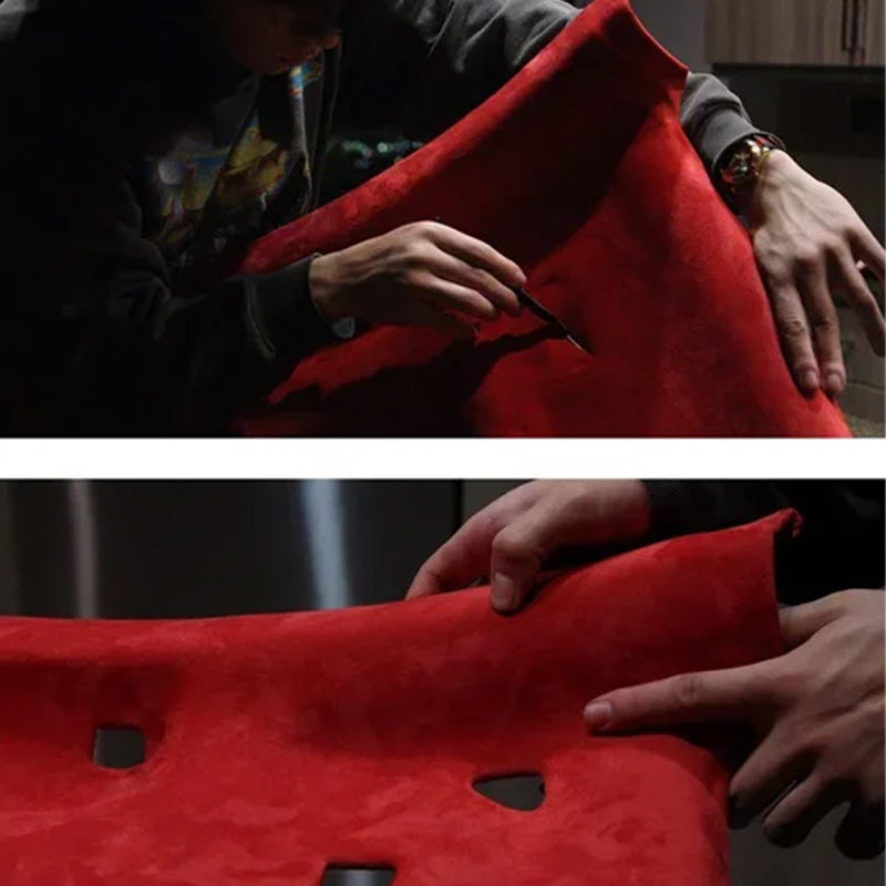 Microfiber self-adhesive car wrapping film