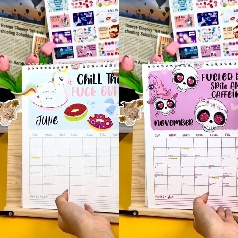 New Version - Hot Air Balloon - NOW IT STARTS AGAIN 2025 CALENDAR
