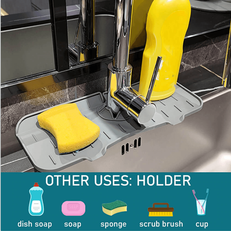 Silicone Faucet Handle Drip Tray