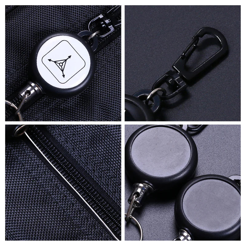 Retractable keychain with high load capacity