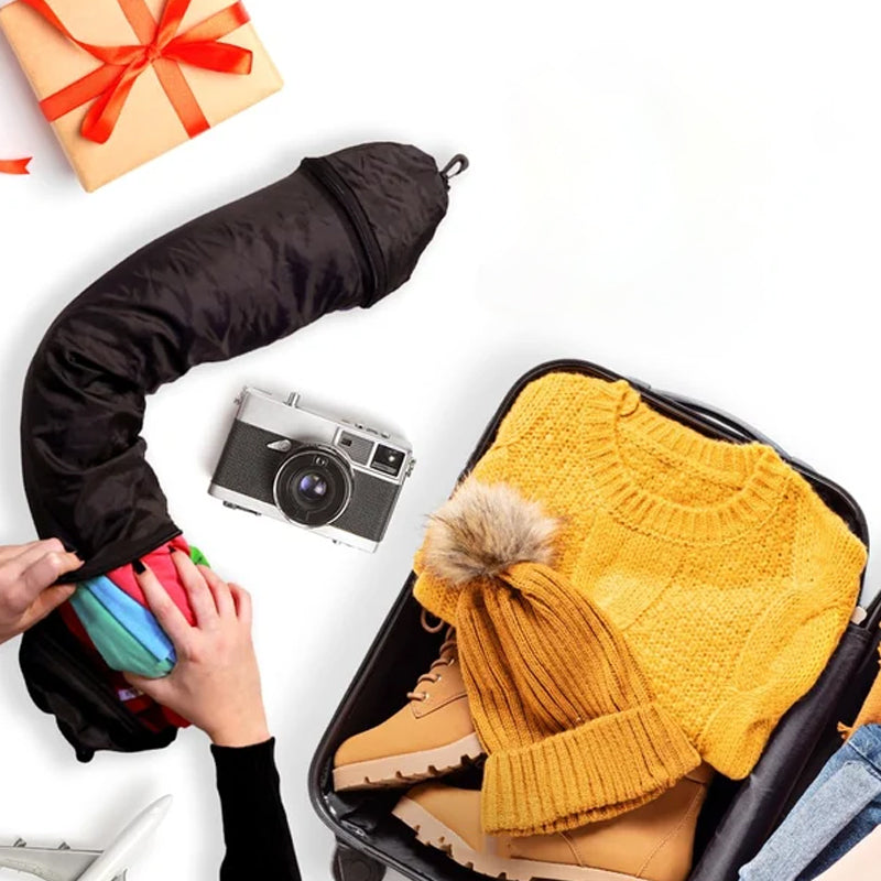 Stuffable Clothing Travel Neck Pillow