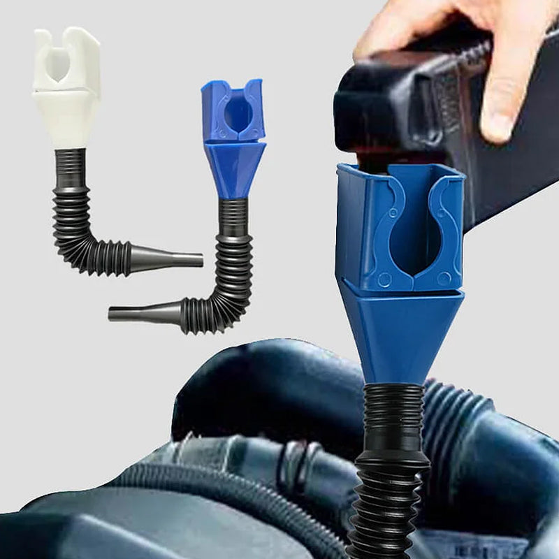 Flexible Funnel for the Draining Tool